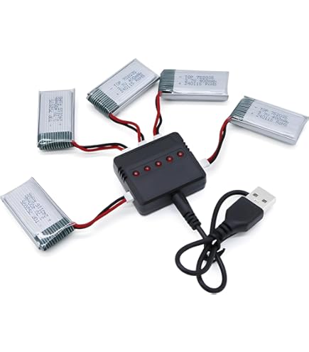 Amazon.com: Hobbyant 3.7V 30C 520mAh Battery for XK K110 110S V977